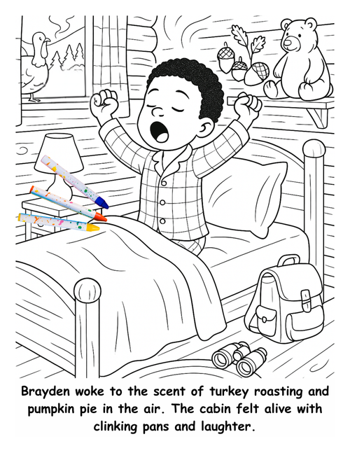 Brayden and the Bear: Thanksgiving at the Berry Grove
