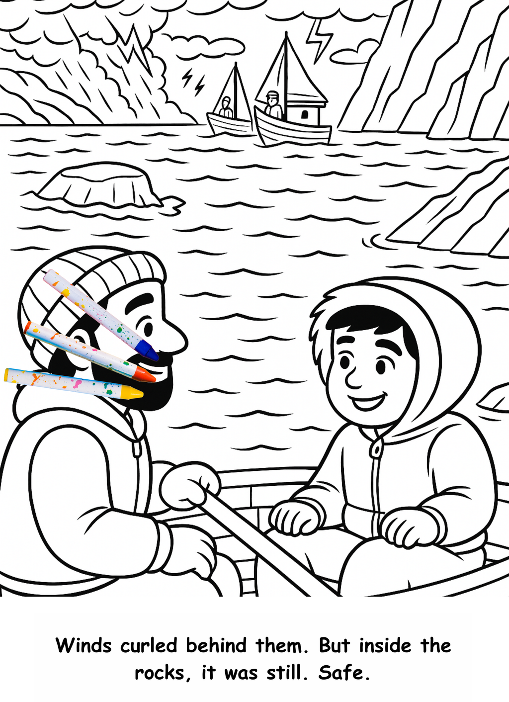 Niko and the Narwhal – Kids Coloring Story Book (Printable PDF)