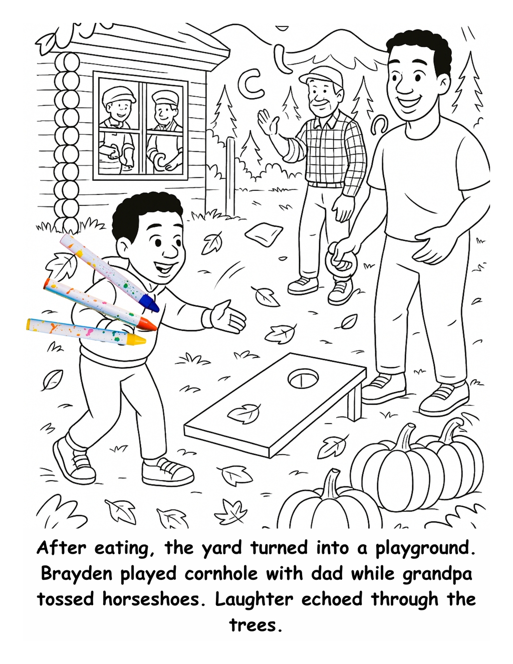 Brayden and the Bear: Thanksgiving at the Berry Grove