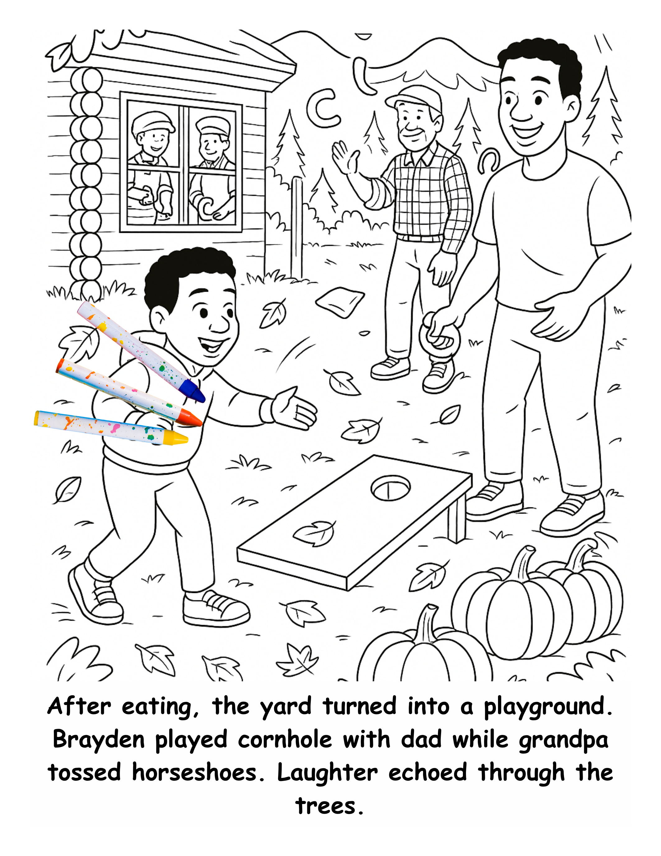 Brayden and the Bear: Thanksgiving at the Berry Grove