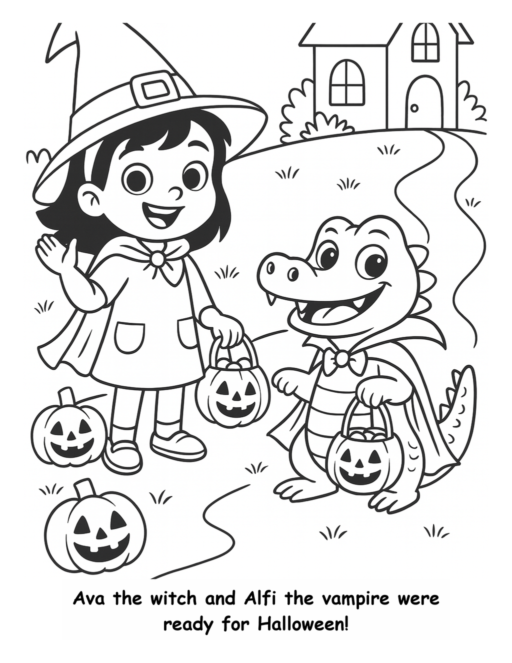 A Swampy Halloween with Ava and the Alligator