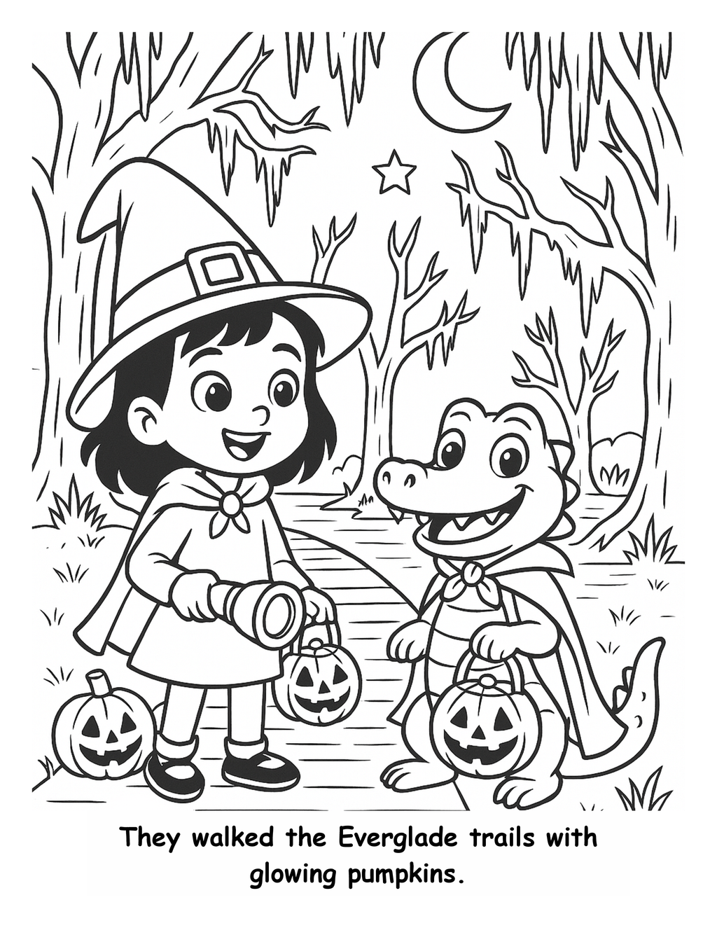 A Swampy Halloween with Ava and the Alligator