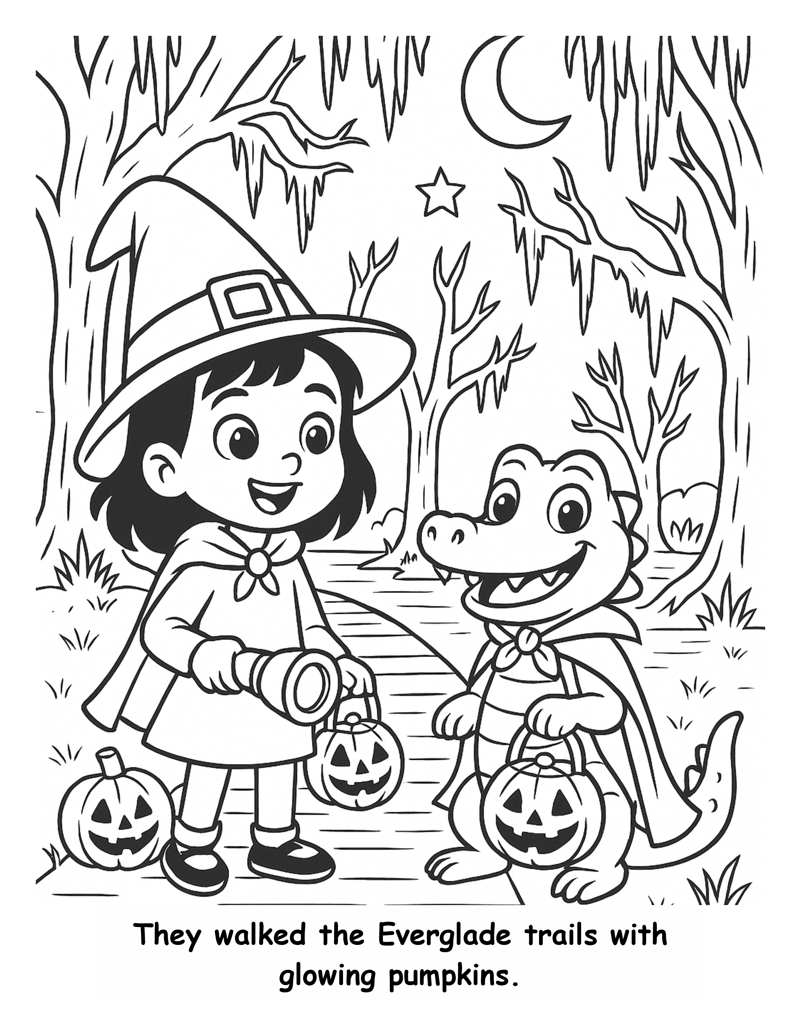 A Swampy Halloween with Ava and the Alligator