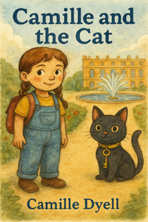Camille and the Cat  – Kids Coloring Story Book (Printable PDF)