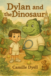 Dylan and the Dinosaur  – Kids Coloring Story Book (Printable PDF)