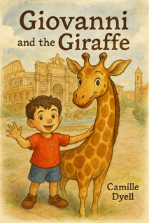 Giovanni and the Giraffe – Kids Coloring Story Book (Printable PDF)