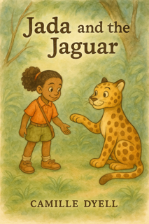 Jada and the Jaguar – Kids Coloring Story Book (Printable PDF)