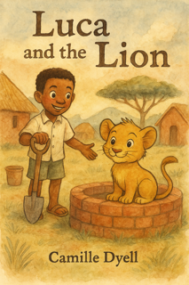 Luca and the Lion – Kids Coloring Story Book (Printable PDF)