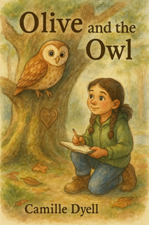 Olive and the Owl – Kids Coloring Story Book (Printable PDF)