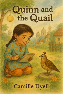 Quinn and the Quail – Kids Coloring Story Book (Printable PDF)