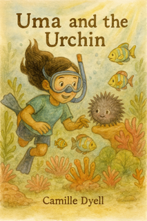 Uma and the Urchin – Kids Coloring Story Book (Printable PDF)