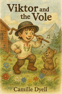 Viktor and the Vole – Kids Coloring Story Book (Printable PDF)
