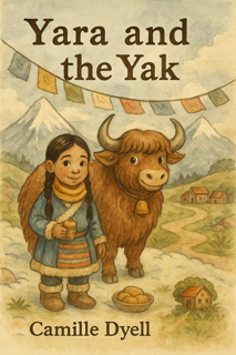 Yara and the Yak – Kids Coloring Story Book (Printable PDF)